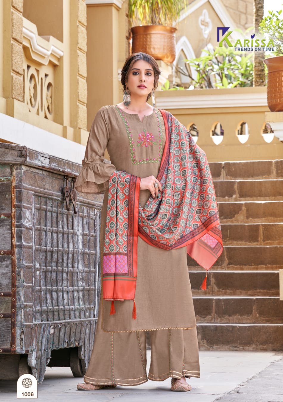 Shrivalli By Karissa Sharara Readymade Suits Catalog